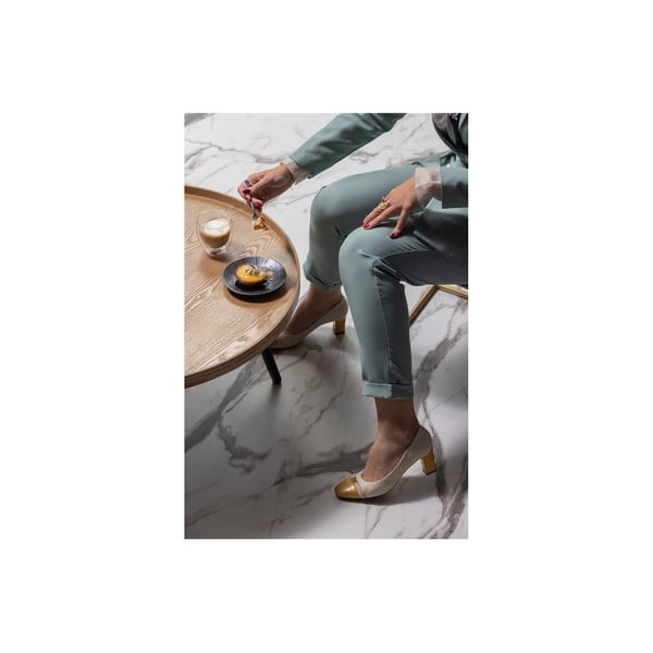 Măsuță de cafea / auxiliară WOOOD Mesa, ø 78 cm, natural-image-3