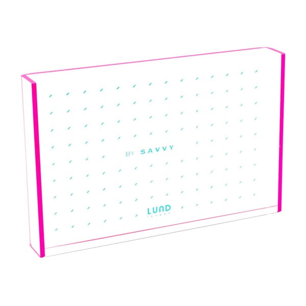 Ramă foto, margine roz Lund London Flash Tidy, 15,6 x 10,2 cm