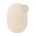 Covor în culoare naturală deschisă reversibil/țesut manual din iută 160x230 cm Braided – Hanse Home