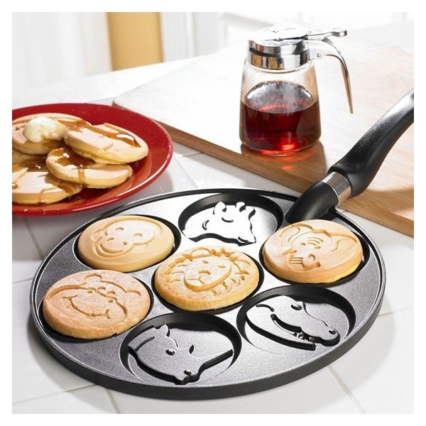 Tigaie pentru 7 clătite Nordic Ware ZOO Animals-image-1