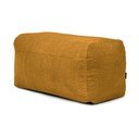 Fotoliu bean bag galben muștar cu tapițerie din catifea reiată Plus 100 Lounge – SLOWDOWN