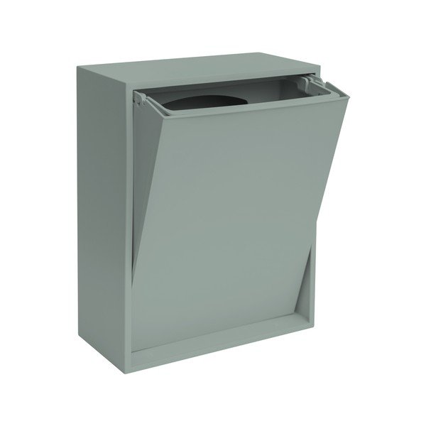 Coș de gunoi albastru prăfuit pentru reciclare/de montat pe perete din plastic reciclat Recycling Box – ReCollector