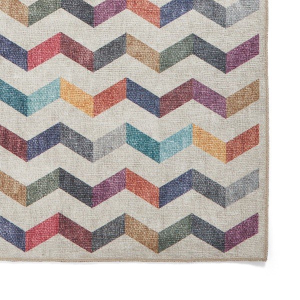 Covor tip traversă lavabil 76x230 cm Coral Multi – Think Rugs-image-4