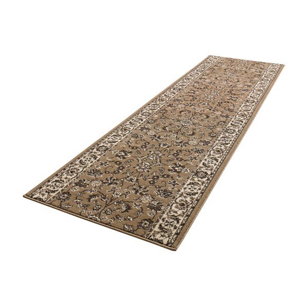 Covor Basic Vintage, 80x500 cm, maro deschis-image-2