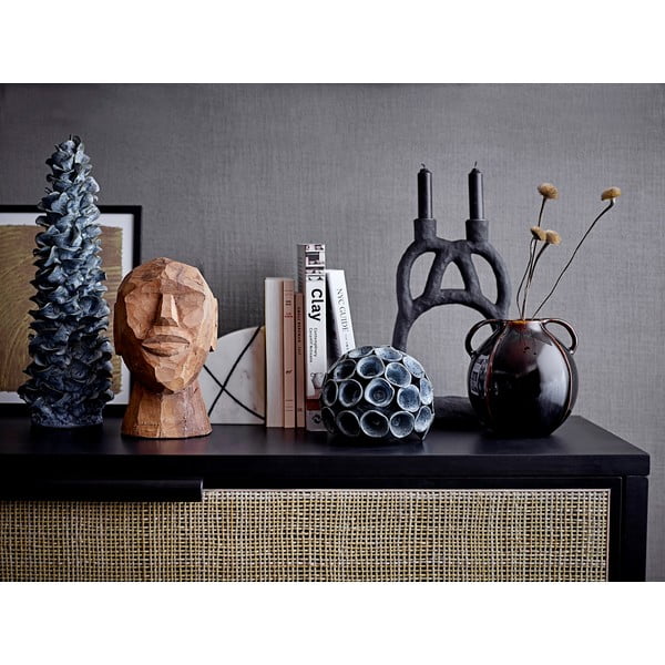 Sfeșnic Bloomingville Ramina, înălțime 29 cm, negru-image-1