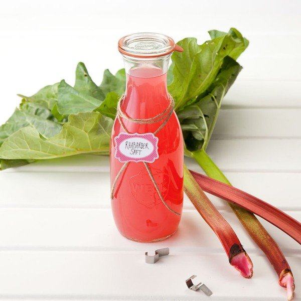 Set 6 sticle pentru suc natural Weck, 1062 ml-image-1