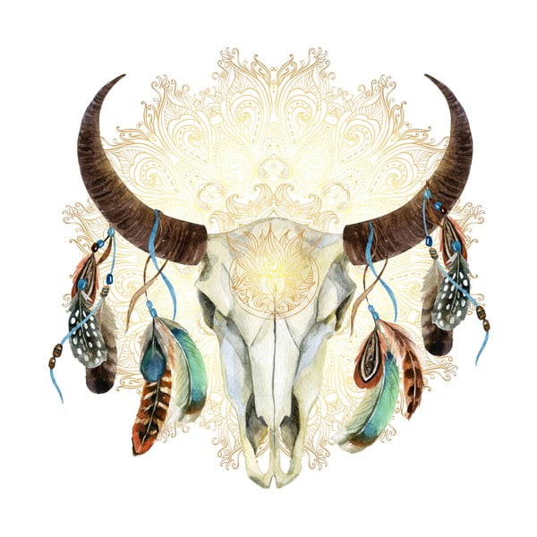 Autocolant Ambiance Boho Buffalo-image-4