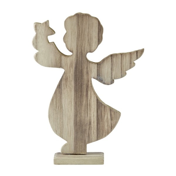 Statuetă decorativă KJ Collection Angel Natural Wood