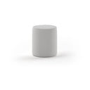 Puf de copii gri deschis cu tapițerie din stofă bouclé MOON – Vipack