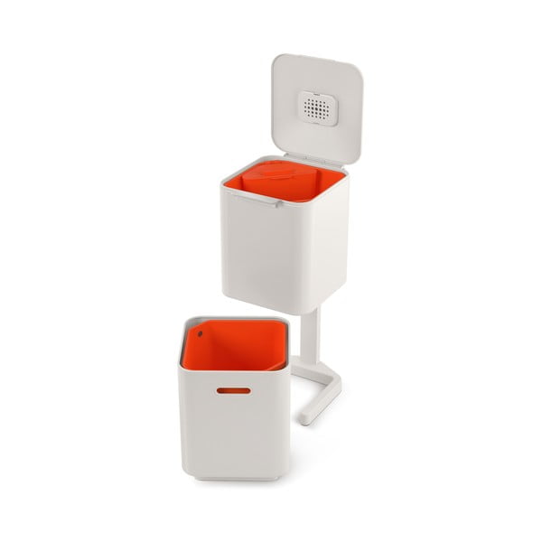 Coș pentru sortarea deșeurilor Joseph Joseph Totem Max, 40 l, crem-image-4