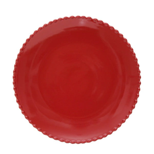Farfurie ceramică Costa Nova Pearl, ⌀ 28 cm, roșu