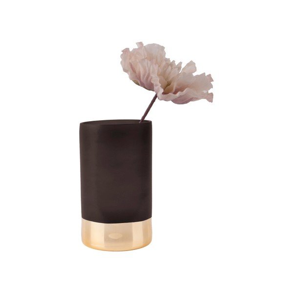 Vază PT LIVING Glamour, înălțime 20 cm, negru - auriu-image-1