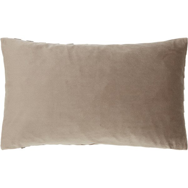 Față de pernă decorativă din catifea Westwing Collection Lucie, 30 x 50 cm, bej-image-1