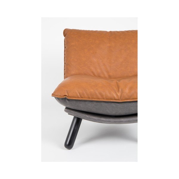 Fotoliu Zuiver Lazy, maro -image-3