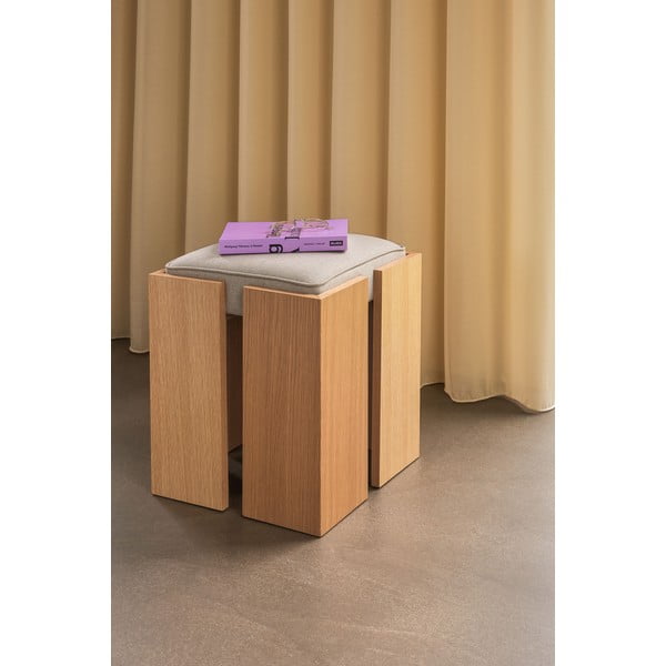 Scaun în culoare naturală Forma – Hübsch-image-1