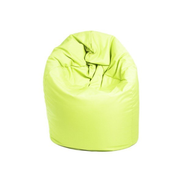 Puf Tuli Basic, galben neon-image-1