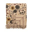 Pătură maro din bumbac reciclat 130x160 cm Eydis – Bloomingville