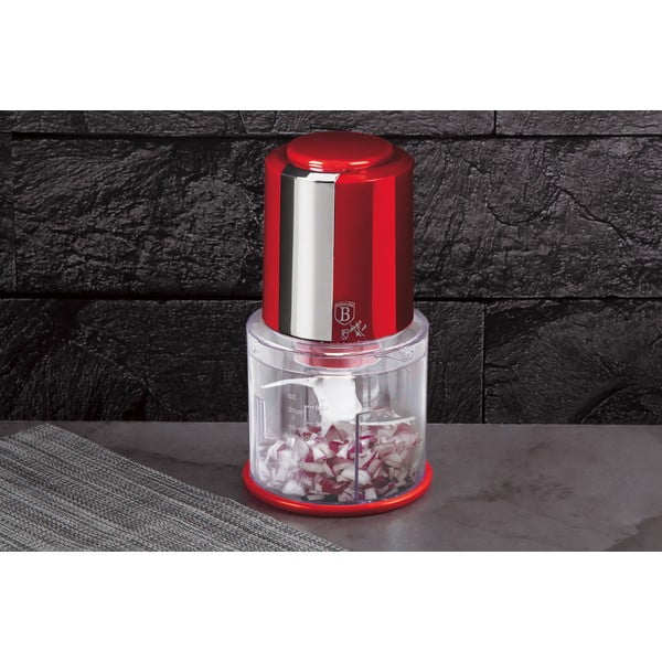 Tocător electric de fructe și legume Burgundy Metallic Line - BerlingerHaus-image-1