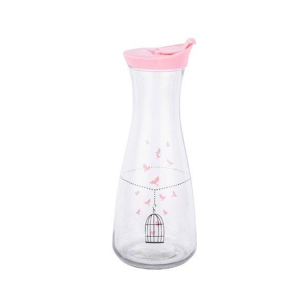 Carafă din sticlă Tantitoni Bird, 900 ml