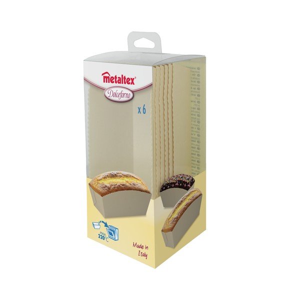 Set 6 forme din hârtie pentru copt Metaltex, 21 x 9,5 cm-image-4