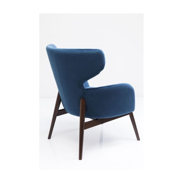 Fotoliu Kare Design Aroha Velvet, albastru-image-3