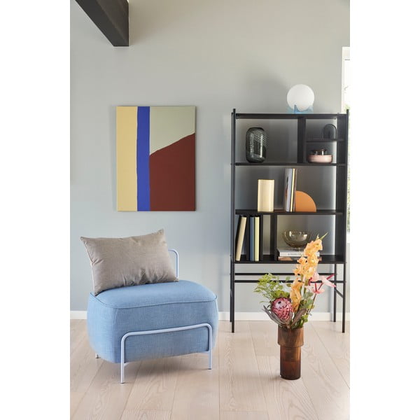 Bibliotecă din lemn de frasin Hübsch Divide, 79 x 160 cm, negru-image-3