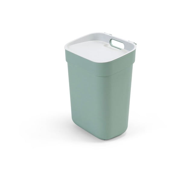 Coș de gunoi verde deschis de reciclat din plastic reciclat 10 l Ready To Collect – Curver-image-3