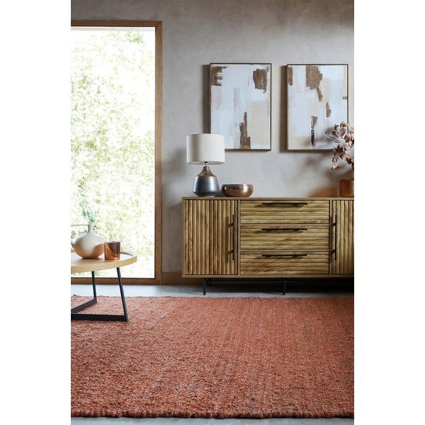 Covor teracotă țesut manual 120x170 cm Finley – Flair Rugs-image-2
