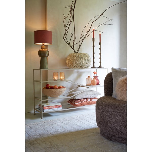 Abajur roșu ø 30 cm Livigno – Light & Living-image-1