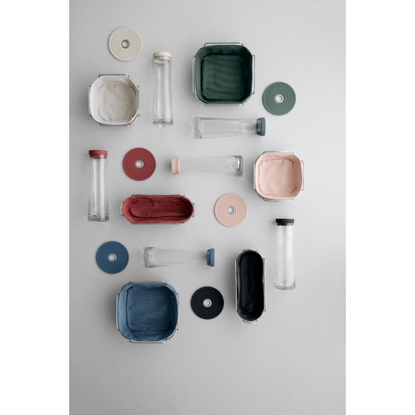 Carafă cu dop din silicon pentru apă Blomus Splash, 1 l, bej-image-1