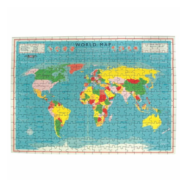 Puzzle Rex London World Map, 300 piese
