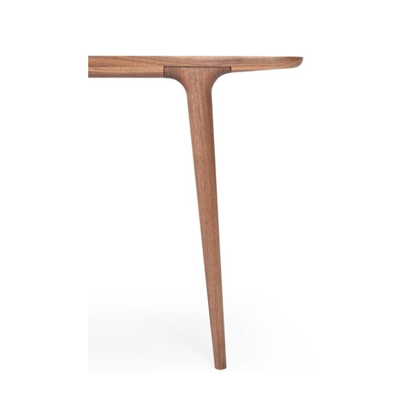 Masă de dining din lemn de nuc 90x180 cm Fawn – Gazzda-image-4