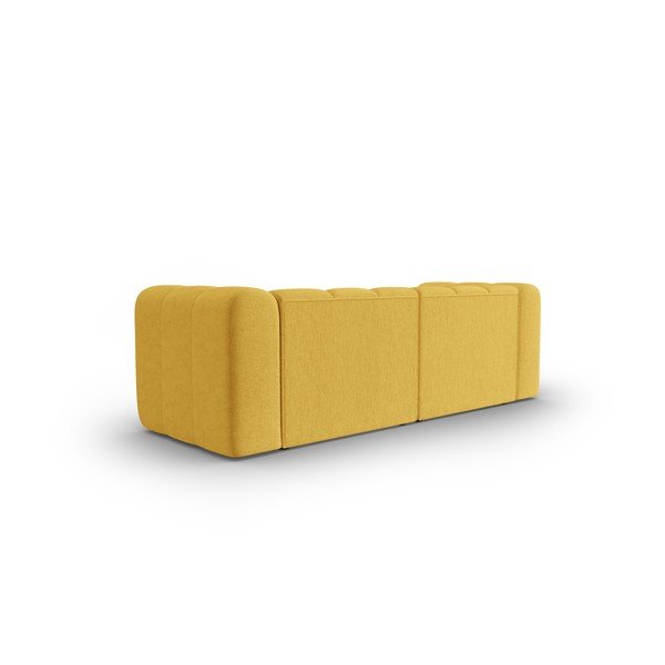 Canapea galbenă 228 cm Lupine – Micadoni Home-image-4