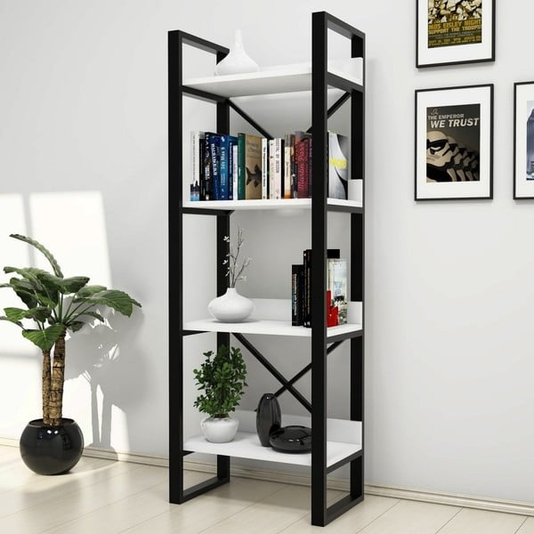 Etajeră Adisa White, înălțime 150 cm-image-1