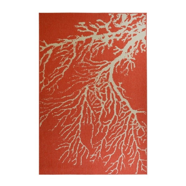 Covor adecvat pentru exterior Floorita Coral, 160 x 230 cm, roșu