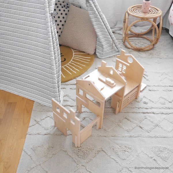 Covor alb lavabil/țesut manual din bumbac 170x240 cm Tribu Natural – Lorena Canals-image-3