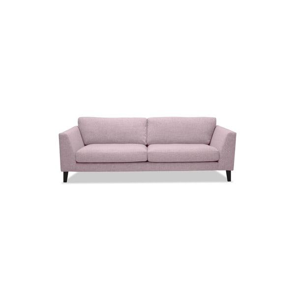 Canapea cu trei locuri Vivonia Monroe, roz