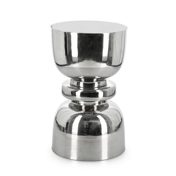 Măsuță auxiliară rotundă din oțel ø 30,5 cm Animesh – Bizzotto