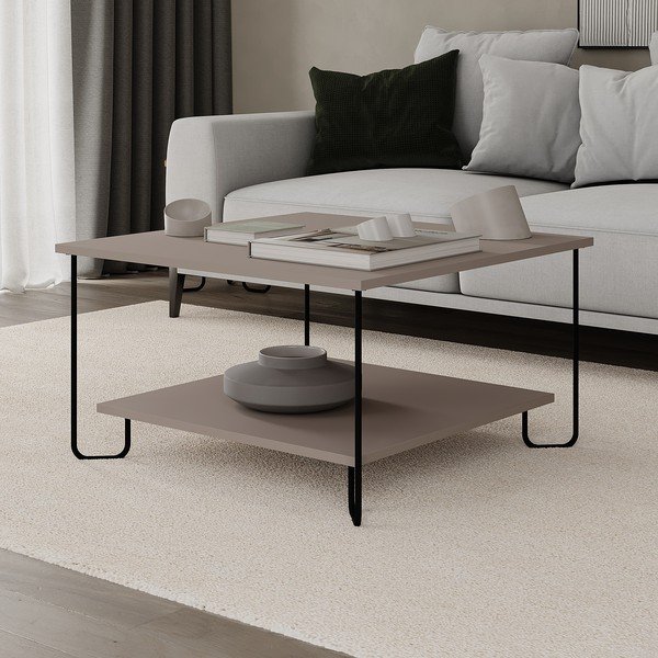 Măsuță de cafea gri 80x80 cm Tonka – Marckeric-image-4