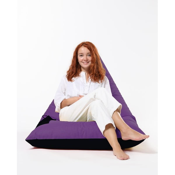 Fotoliu bean bag mov Pyramid – Floriane Garden-image-2