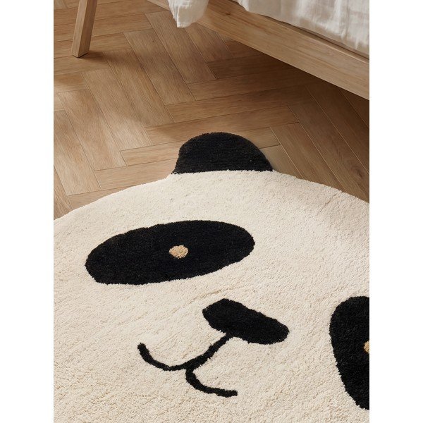 Covor pentru copii negru/crem lavabil/țesut manual din bumbac 103x120 cm Snuggle Patsy – Hanse Home-image-3