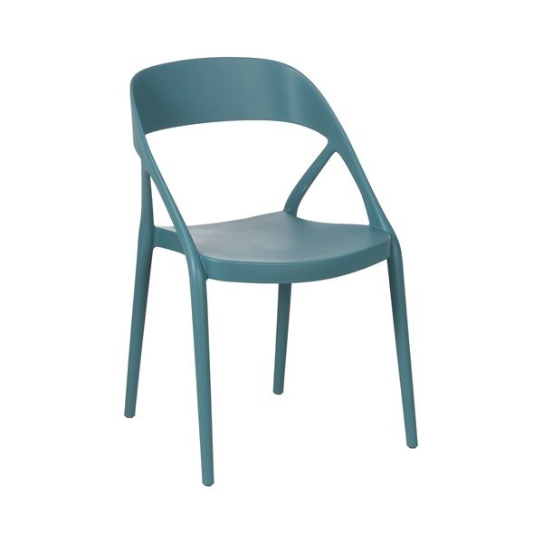 Scaune de dining albastre 2 buc. din plastic – Ixia