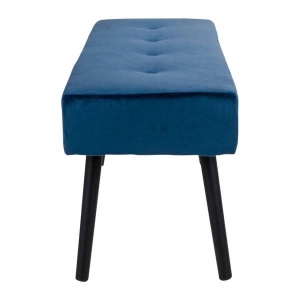 Bancă tapițată cu catifea Bonami Essentials Skiby, albastru-image-3