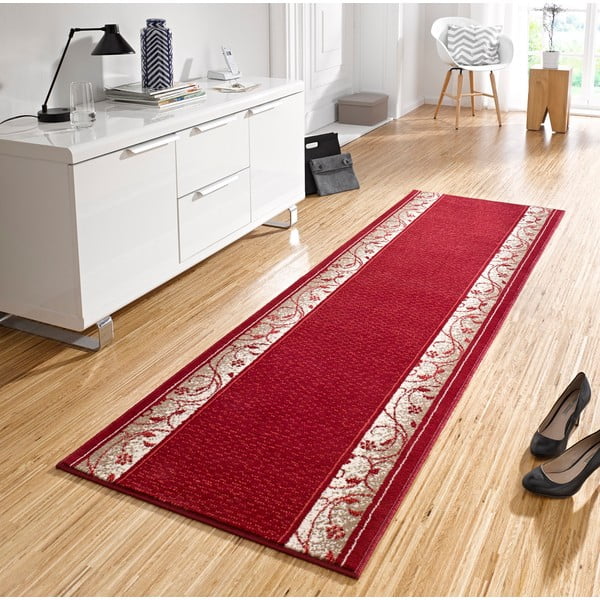 Covor Basic Elegance, 80x300 cm, roșu-image-1