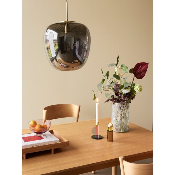 Vaze 2 buc. din sticlă lucrate manual (înălțime 37 cm) Libra – Hübsch-image-3