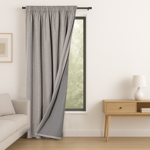 Draperie taupe blackout 140x250 cm Corita – Restilo-image-1