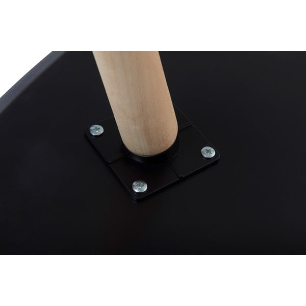 Măsuță de cafea cu picioare din lemn de fag Furnhouse Fly, 116 x 66 cm, negru-image-4