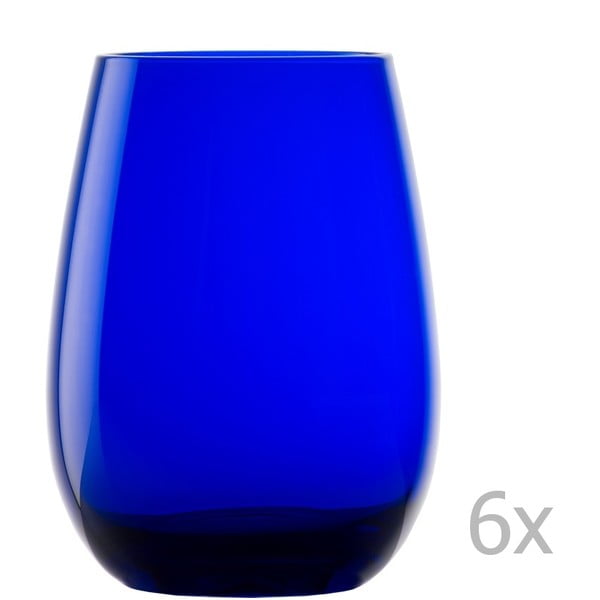 Set 6 pahare Stölzle Lausitz Elements, 465 ml, albastru