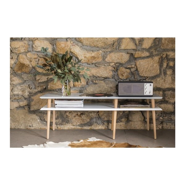Măsuță Ragaba Mugo, lungime 119 cm, alb-image-2