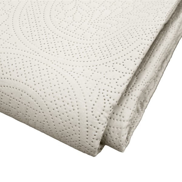 Set cuvertură și față de pernă crem din microfibră 240x260 cm Romane – douceur d'intérieur-image-2